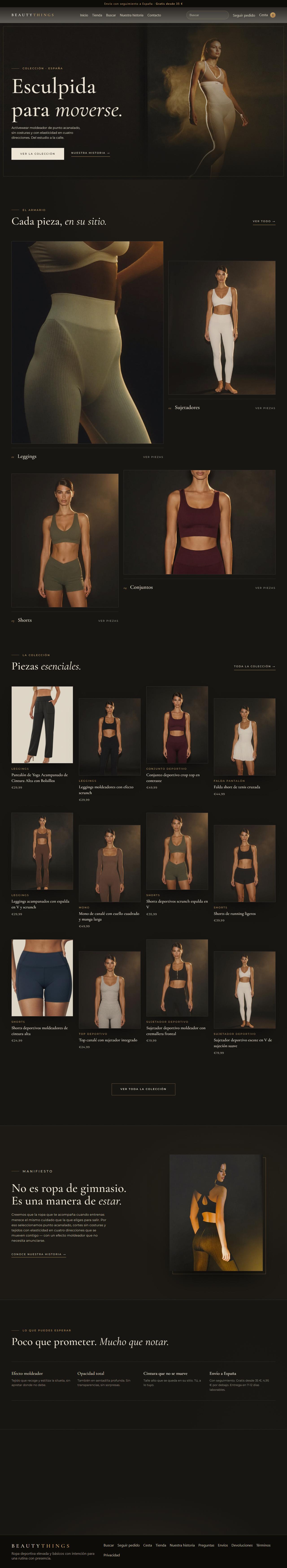 Recorrido por la web beautythings.net