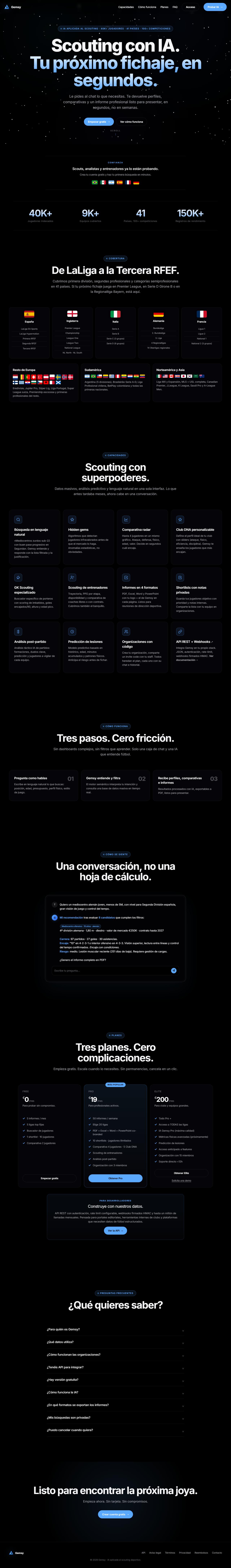 Recorrido por la web gemsy.es